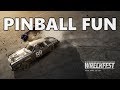 Wreckfest Pinball Fun with School Bus in Moon Gravity