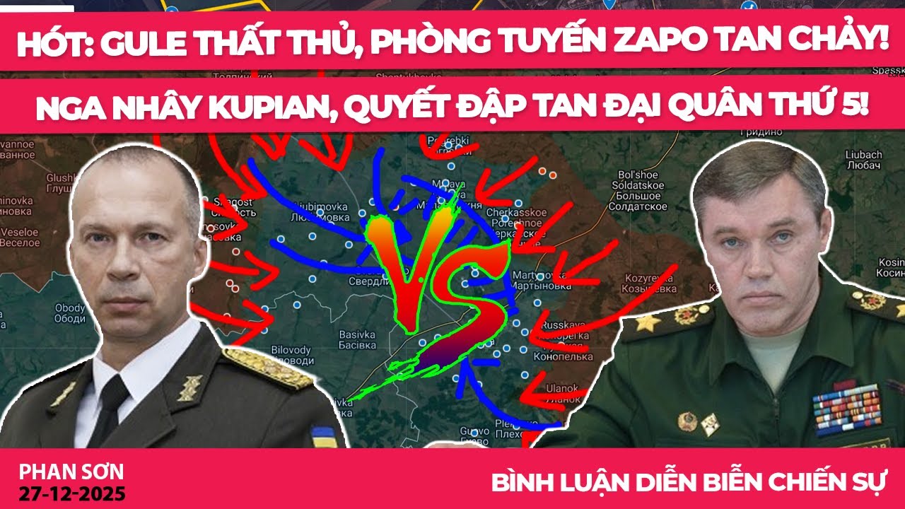 HÓT: GULE thất thủ, phòng tuyến ZAPO tan chảy! Nga nhây Kupian, quyết đập tan đại quân thứ 5!