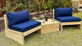 How to build Outdoor Lounge Chairs