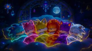 Deep Sleep Music 🌌 Soothing Piano for Deep Sleep | Sonic & Friends' Cozy Celestial Night