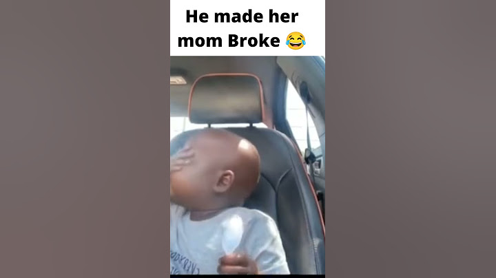 Kid makes his mom Broke by Eating all the food.