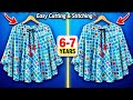 🔥 6-7 Years Kids Circular Top Cutting &amp; Stitching ✂️👗 Easy Frock Design Tutorial 2026