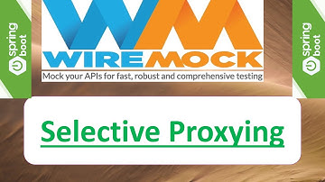6 WireMock - Selective Proxying || Proxy stub mappings || SpringBoot + WireMock