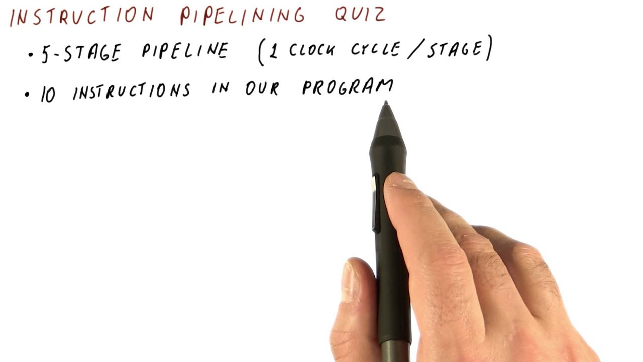Instruction Pipelining Quiz - Georgia Tech - HPCA: Part 1