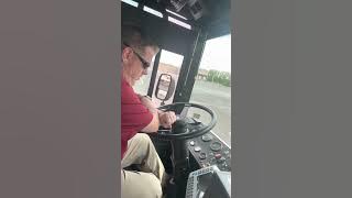 Air brake test on a Gillig transit bus
