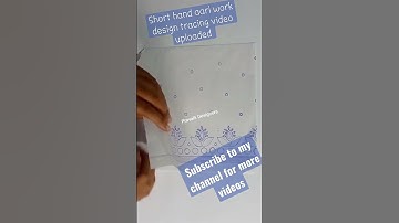 aari work design tracing #pravallidesigners #aariwork #shorthandtracing #tracing