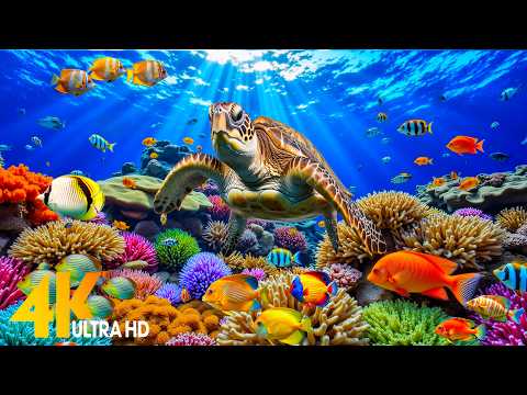 Underwater Paradise 4K – Beautiful Sea Animals, Tropical Fish & Vibrant Coral Reef in Ultra HD