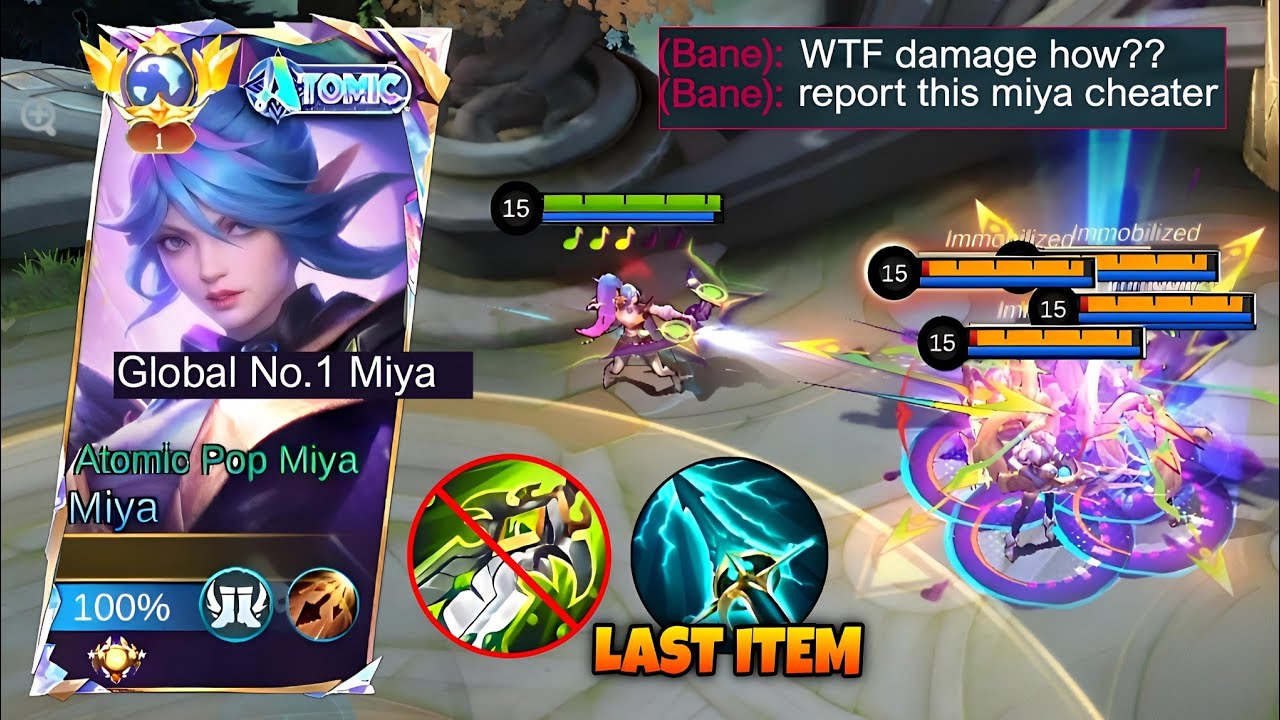 MIYA USERS MUST ABUSE THIS CHEAT DAMAGE BUILD 2026!! (1 SHOT 1 KILL💀) - Mobile Legends 