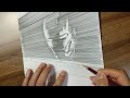 アイアンマンを定規を使って描きます。