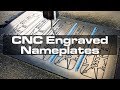 CNC-Engraved Aluminum Nameplates