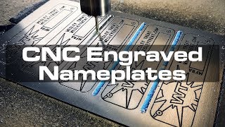 CNC-Engraved Aluminum Nameplates