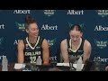 Jessica Shepard, Paige Bueckers | Media Availability vs Los Angeles Sparks | 9.17.26
