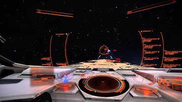 Elite: Dangerous Faulcon DeLacy Anaconda vs NPC Wing Viper MK IV