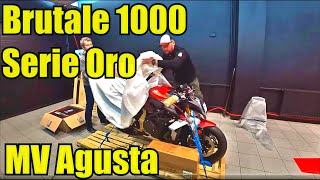 MV Agusta Brutale 1000 Serie Oro. Распаковка нового мотоцикла за 4,6 миллиона рублей