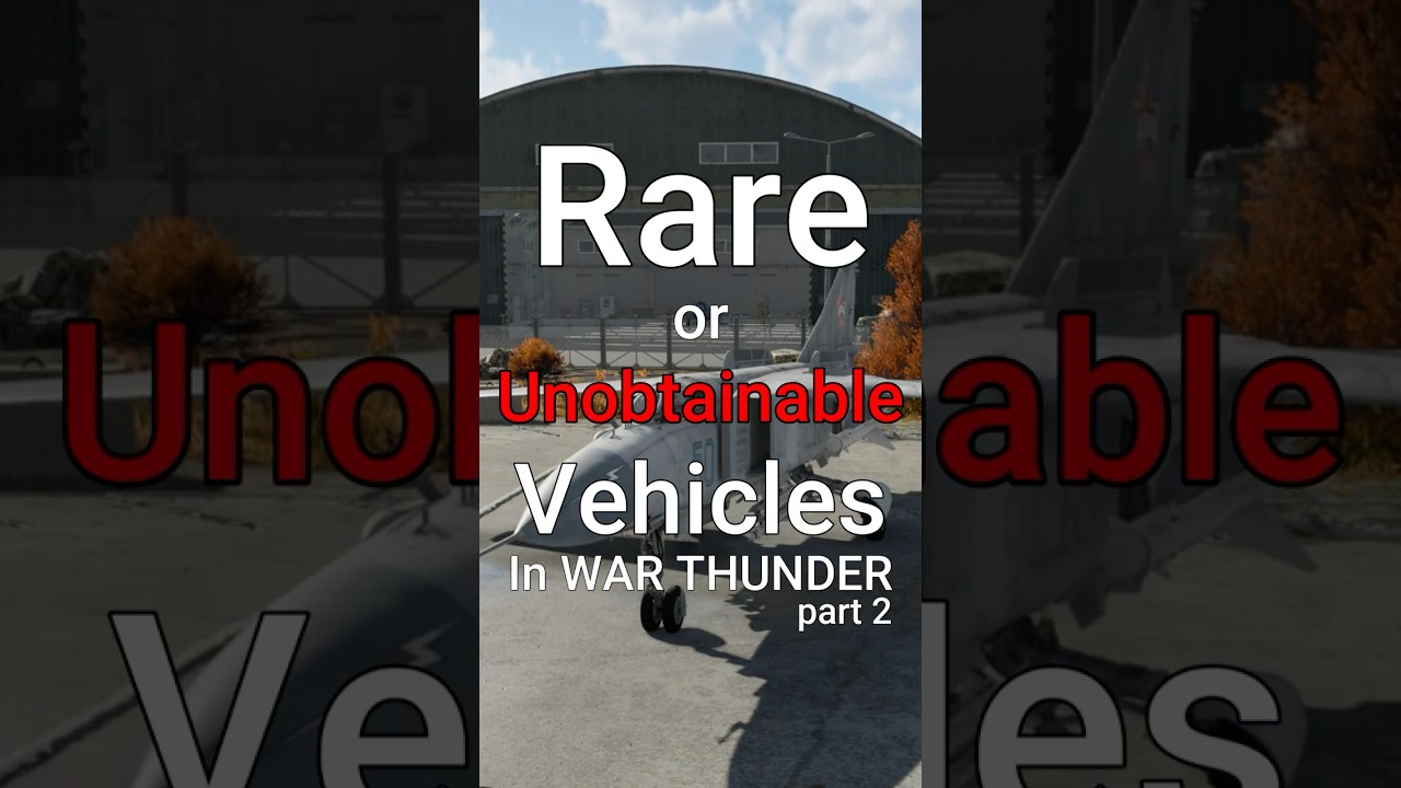 Редкая и недоступная техника в War Thunder pt2 