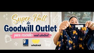 Haul de Goodwill Outlet tienda de segunda thrifty para revender Online Whatnot Show #Sales #online 