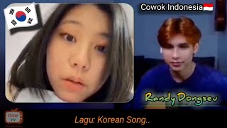 Randy Dongseu Nyanyi Lagu Saldaga  Sg Wannabe Ke Cewek korea Di Ometv   S