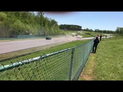 Porsche crash@VIR