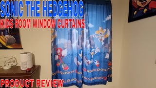 ✅  Sonic The Hedehog Kids Room Window Curtains 🔴 screenshot 4