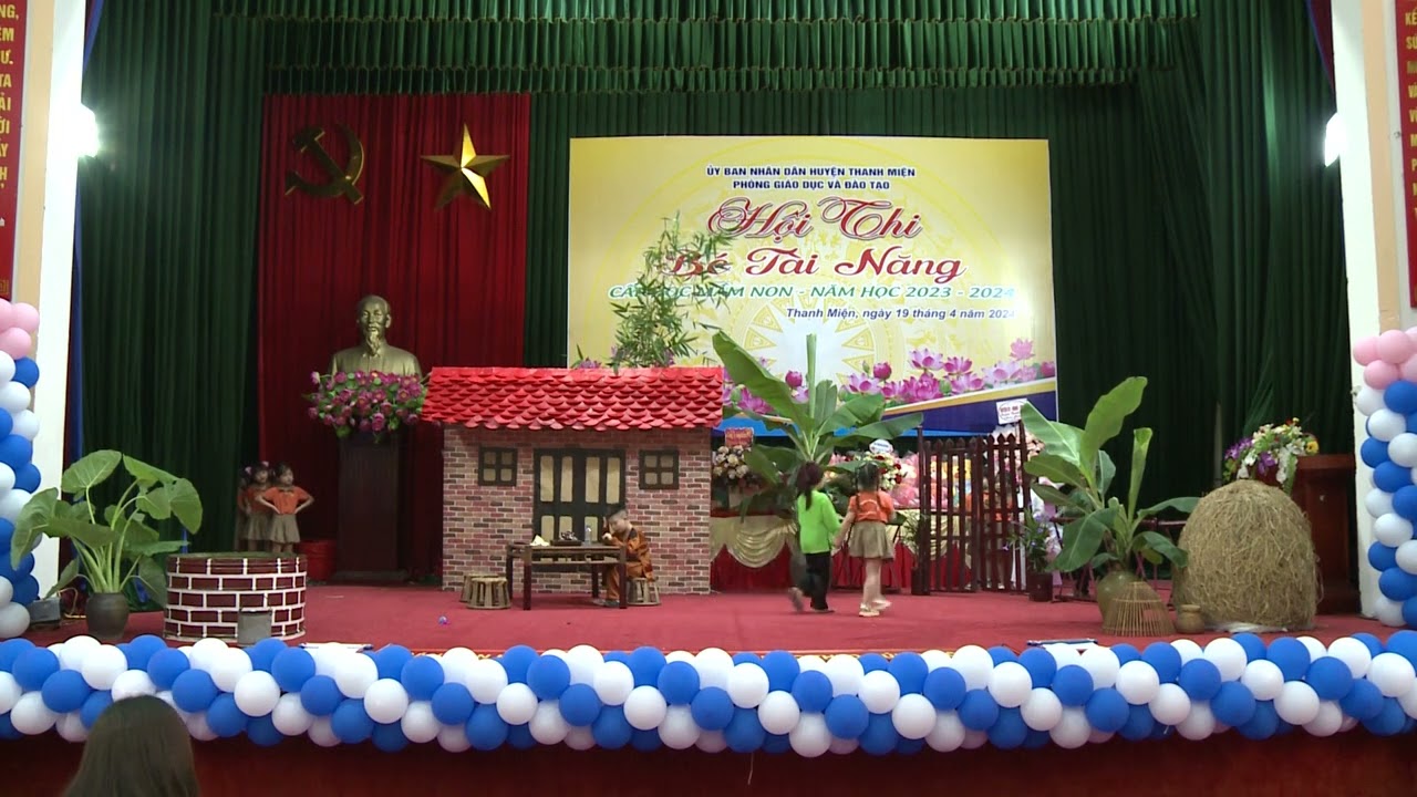 HỘI THI BÉ TÀI NĂNG - KỊCH HÃY ĐƯA TRẺ ĐẾN TRƯỜNG - MẦM NON THỊ TRẤN