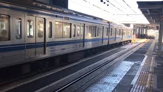 西武6101F 東村山発車　ブレーキ緩解大