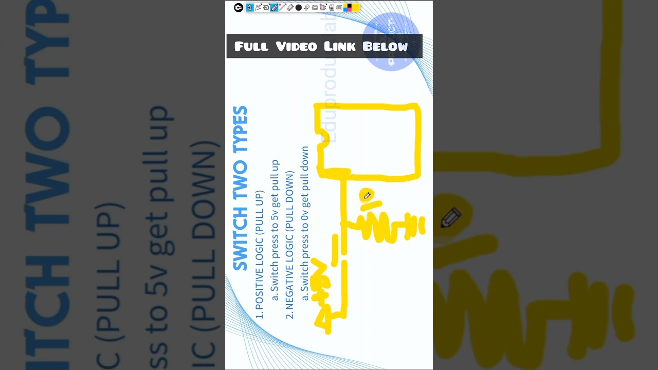 EDUCAH7 Arduino Switch Concept Explain in Tamil Tutorial for Beginners Shorts 