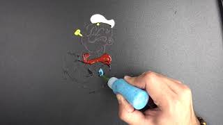 Popeye The Sailor Man, Pancake Art, Pan The Art