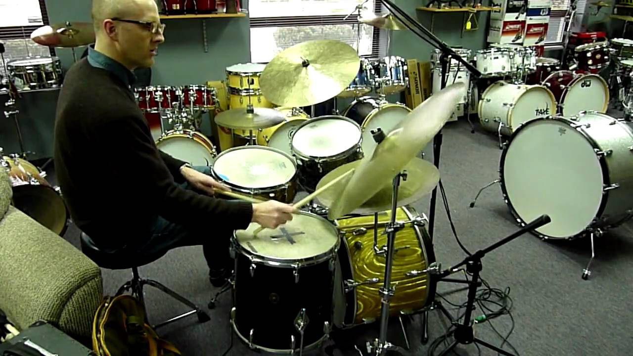 Luther Gray Plays His Gretsch Drums & Vintage K. Zildjians - Part 1