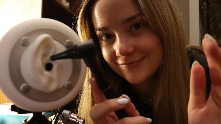 ASMR EAR CLEANING STUDENT ROLEPLAY! Exam, Otoscope, Massage, Scraping, Gloves, Soft Spoken
