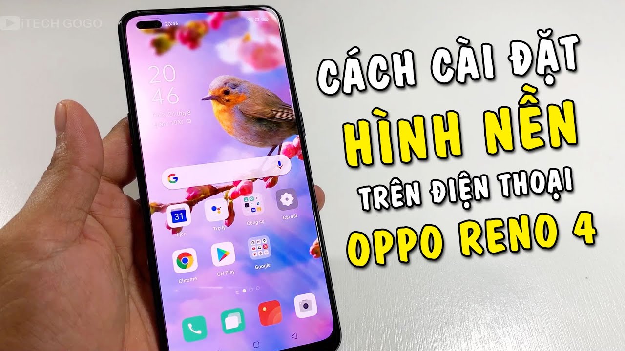 Cách cài đặt Hình Nền trên điện thoại Oppo Reno 4 - YouTube