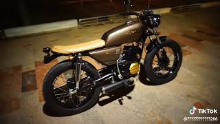 YAMAHA RX100 INTO CAFE RACER #yamaharx100 #twostroke #98cc #rx135  #shorts #rxking #themotosky