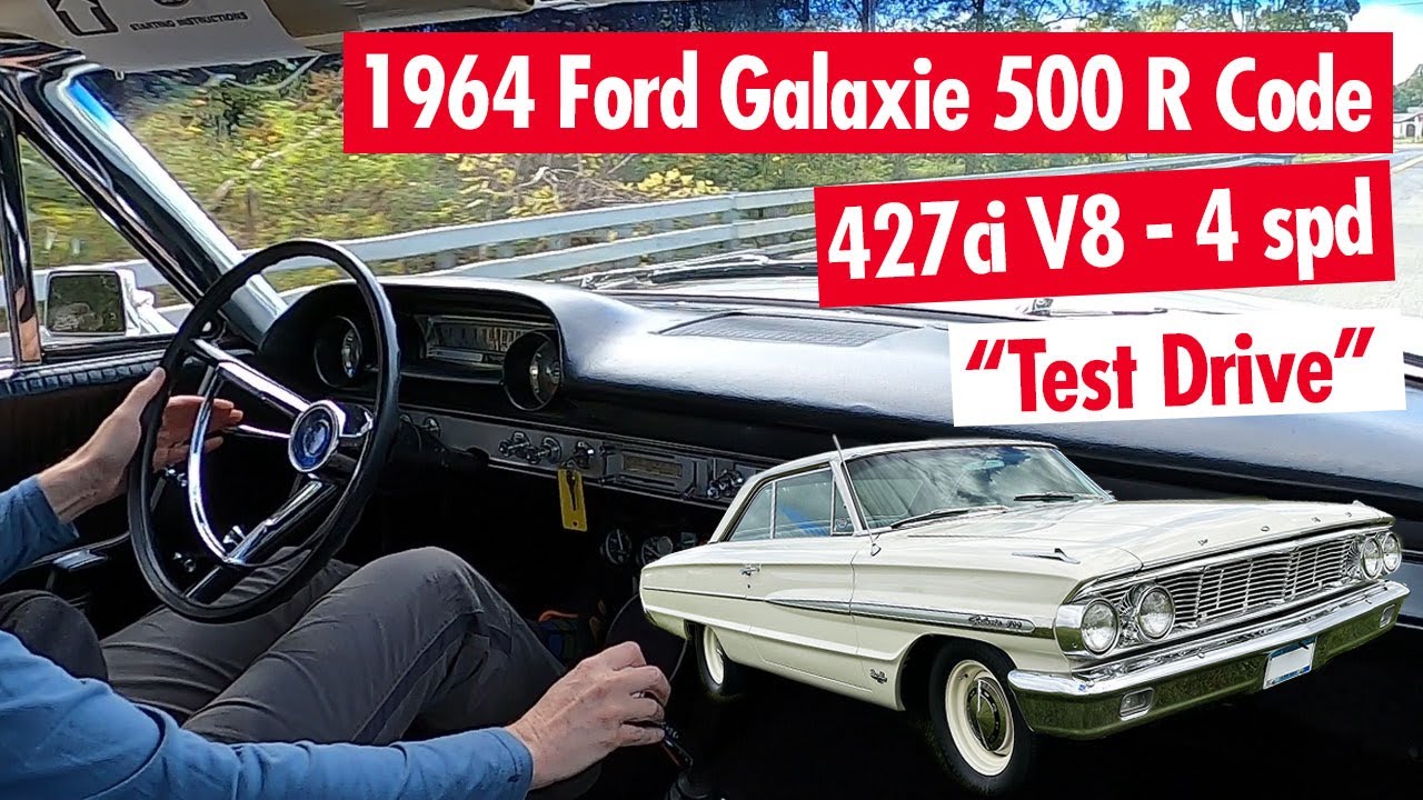 1964 Ford Galaxie 500 R Code 427c.i. 4 Speed Hurst - Test Drive