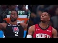 NBA 2K20 - Los Anegles Clippers vs. Houston Rockets - Full Gameplay