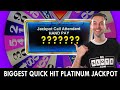 My BIGGEST 🔴 Quick Hit 🔵 Platinum JACKPOT from the Casino!