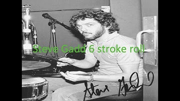 Steve Gadd 6 stroke roll