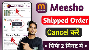 Meesho par shipped order cancel kaise kare | how to cancel shipped order on meesho order cancel