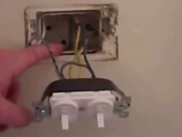 How To Wire A Double Switch Wiring, How To Wire A Double Switch For Ceiling Fan And Light