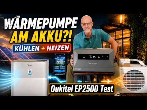 Oukitel EP2500 Test: Schafft diese neue Powerstation meine Wärmepumpe bei Blackout mit Notstrom?