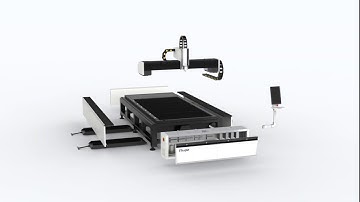 Ruijie 3015S  Economic Open Type Fiber Laser Cutting Machine with High Speed.