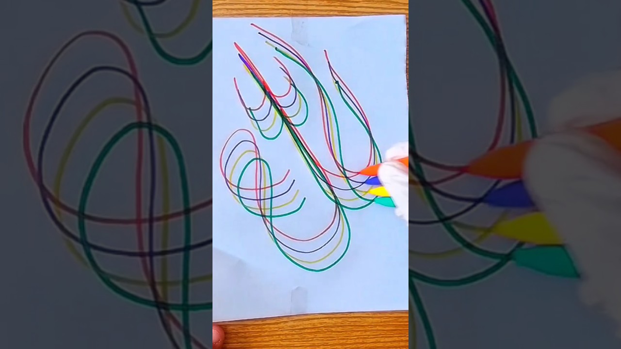 Beautiful Allah Name Calligraphy | Colorful Arabic Calligraphy Art | Islamic Shorts