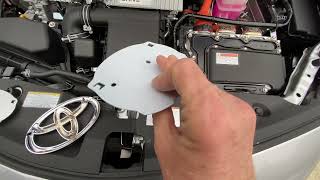 How to remove Prius v front and rear emblems and change background color