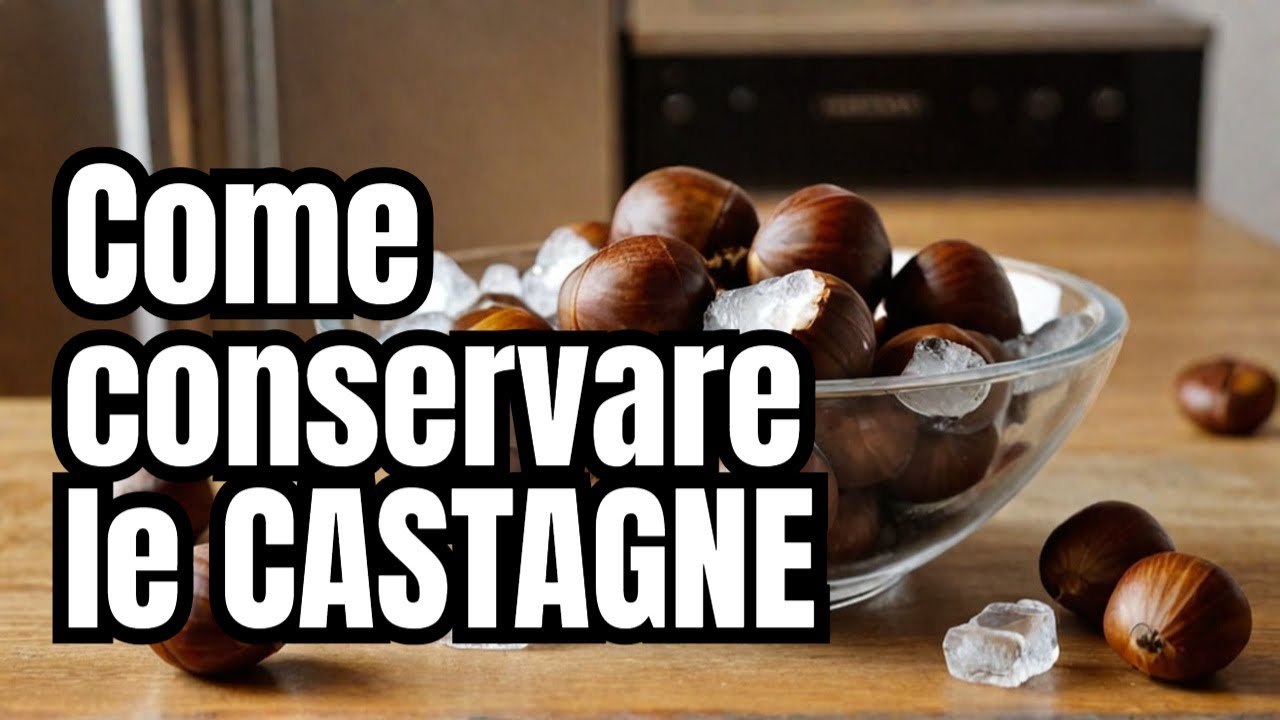 Come conservare le castagne fresche in freezer YouTube