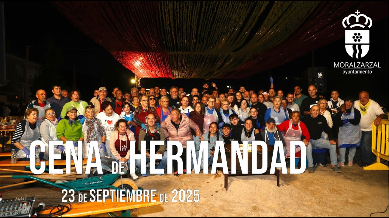 Cena de Hermandad. Fiestas de Moralzarzal 2025