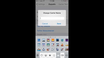 Change your carrier icon in iOS 7