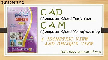 DAE (Mechanical) Cad Cam Lecture 12 # Terms ISOMETRIC VIEW AND OBLIQUE VIEW
