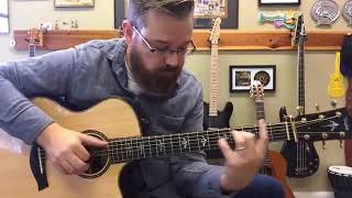 Live Guitar playing by Fingerstyle Guitarist, Lance Allen