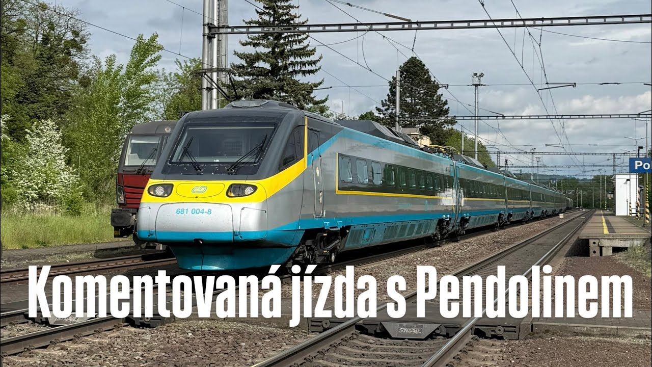 S Pendolinem z Olomouce do Pardubic. Popis jednotky, jak funguje. Zajímavosti o jednotce i provozu