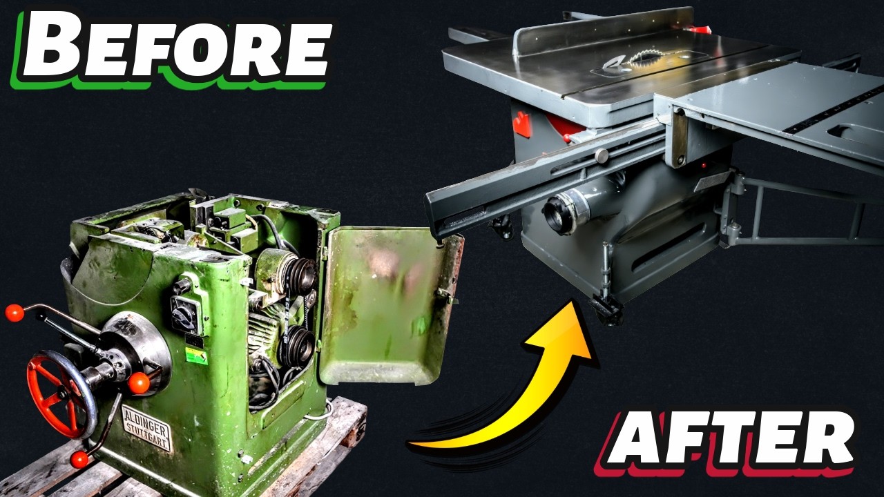 Restoring a 1964 German Death Machine (Cast Iron Table Saw)