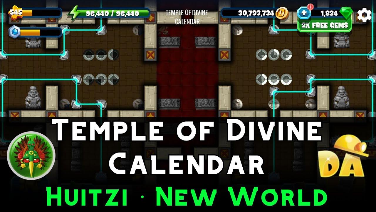 Temple of Divine Calendar Huitzi 11 Diggy's Adventure YouTube