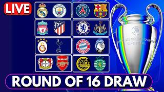  Uefa Chdanions League Draw  202526  Round Of 16 Quarterfinals U0026 Semifinals